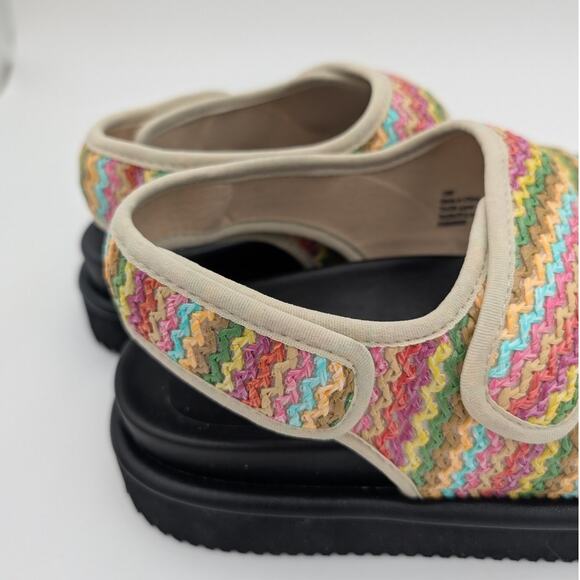 ABound Chance Platform Sandal Women's Yellow Clover Multi Size US10M EU41 - Picture 10 of 11